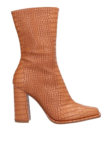 STEVE MADDEN Ankle boot Tan Textile fibres