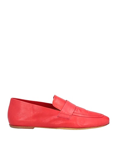 OFFICINE CREATIVE ITALIA モカシン レッド 革