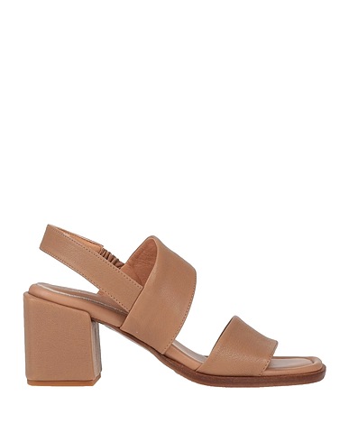 CAFèNOIR Sandals Light brown Soft Leather