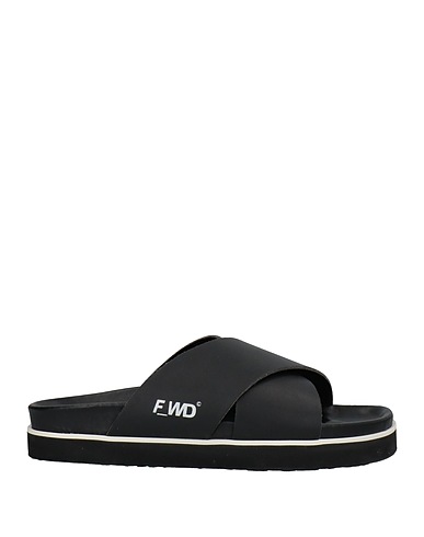 F_WD Sandals Black Soft Leather