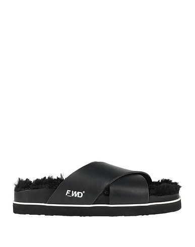 F_WD Sandali Nero Pelle