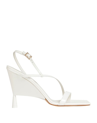 GIA / RHW Sandals Ivory Soft Leather