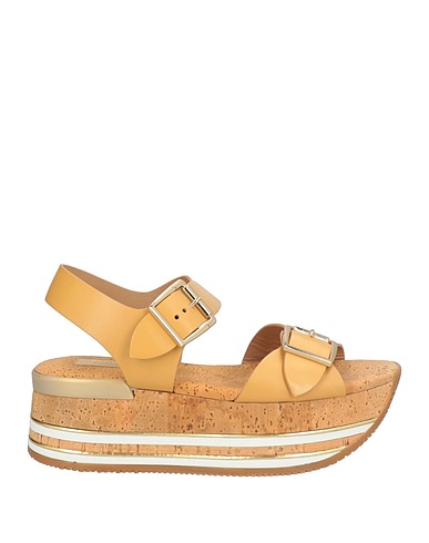 HOGAN Mules und Clogs Kamel Leder