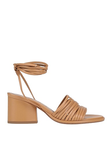 AEYDE Sandals Camel 100% Soft Leather