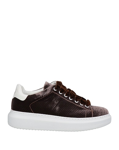 STEVE'S Sneakers Brown Textile fibres
