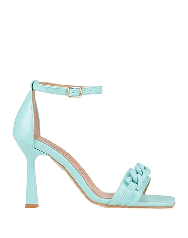 CAFèNOIR Sandals Turquoise Textile fibres