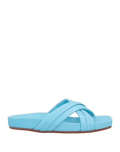 MALONE SOULIERS Sandals Sky blue Soft Leather