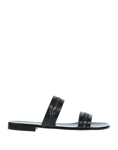 GIUSEPPE ZANOTTI Sandals Black Soft Leather