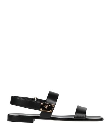 GIUSEPPE ZANOTTI Sandals Black Soft Leather