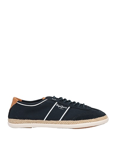 PEPE JEANS Espadrilles Nachtblau Gewebefasern, Leder