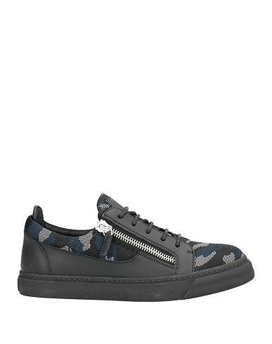 GIUSEPPE ZANOTTI Sneakers Blue Soft Leather