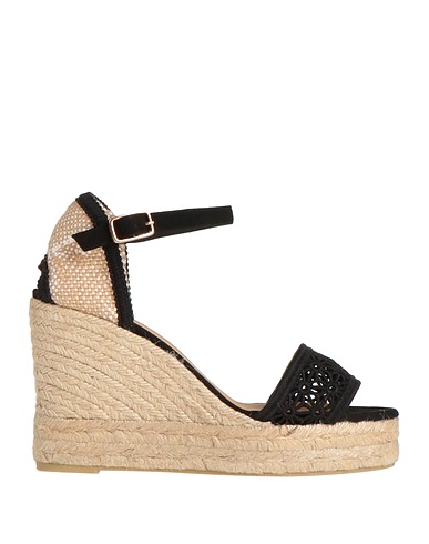 CASTAÑER Espadrilles Black Textile fibers