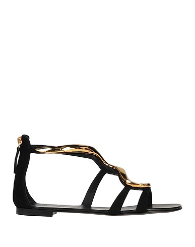 GIUSEPPE ZANOTTI Sandals Black Soft Leather