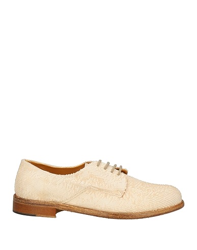 CALPIERRE Laced shoes Beige Soft Leather