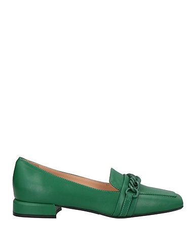 BALDININI Loafers Emerald green 100% Lambskin