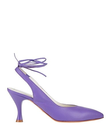LORETTA PETTINARI Court Purple Leather