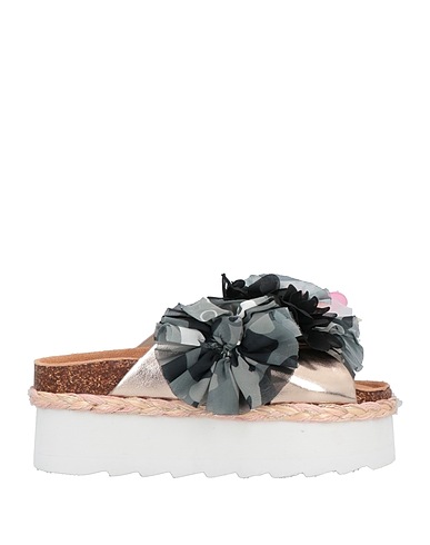 COLORS OF CALIFORNIA Sandals Platinum Textile fibres