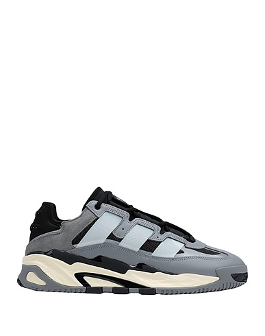 ADIDAS ORIGINALS Sneakers NITEBALL Grey Textile fibres, Soft Leather
