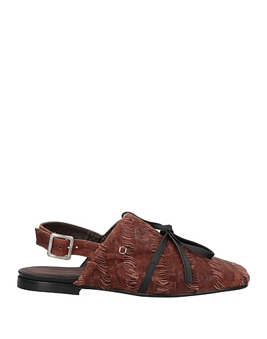 COLLECTION PRIVĒE? Mules und Clogs Dunkelbraun Leder