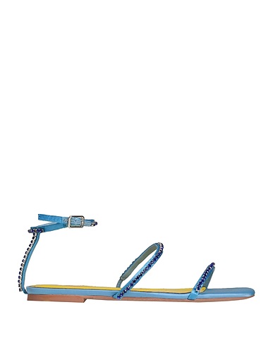 THE GOAL DIGGER Sandals Pastel blue Textile fibers