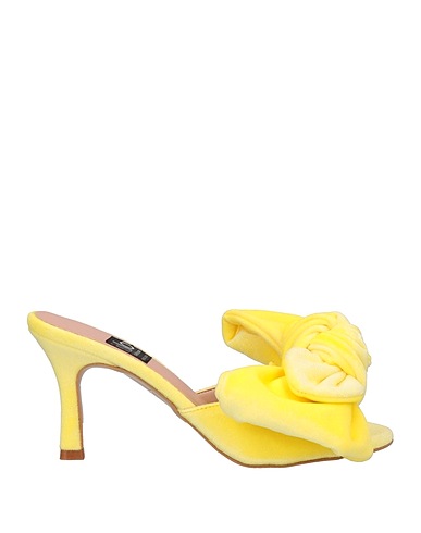 ISLO ISABELLA LORUSSO Sandals Yellow Textile fibers