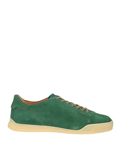 SANTONI Sneakers Emerald green Soft Leather