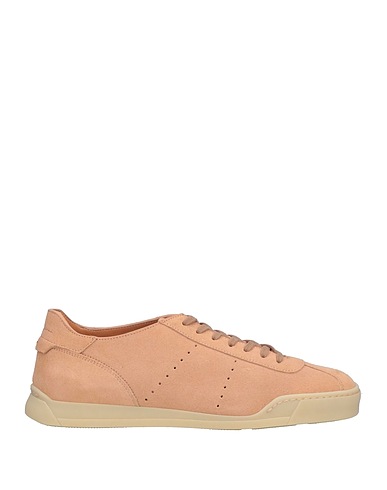 SANTONI Sneakers Beige Soft Leather