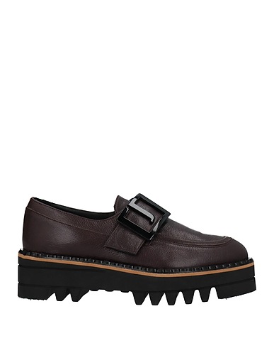 JEANNOT Loafers Dark brown Goat skin