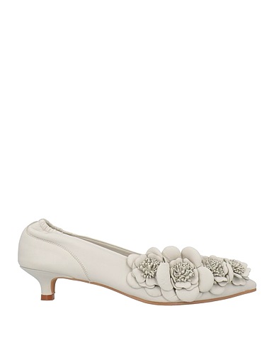 DANIELE ANCARANI Pump Light grey Soft Leather