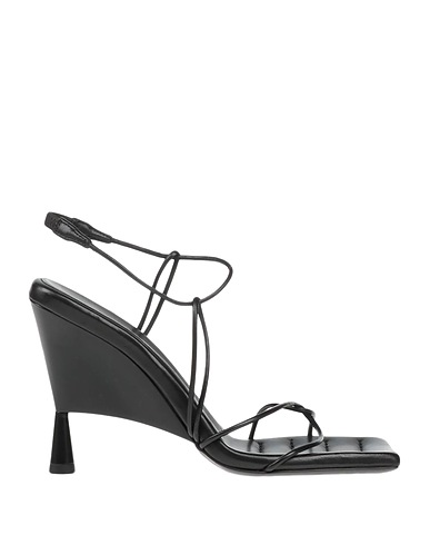 GIA / RHW Sandalen Schwarz Leder