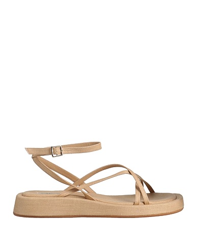 GIA / RHW Sandalia Beige Fibras textiles