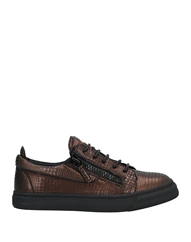 GIUSEPPE ZANOTTI Sneakers Bronze Soft Leather