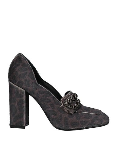 GIANCARLO PAOLI Loafers Grey Soft Leather