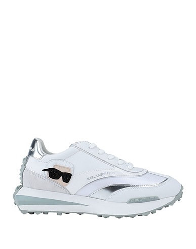 KARL LAGERFELD Sneakers ZONE KARL NFT LO LACE
 Weiß 61% Rindsleder, 38% Polyester, 1% Gummi