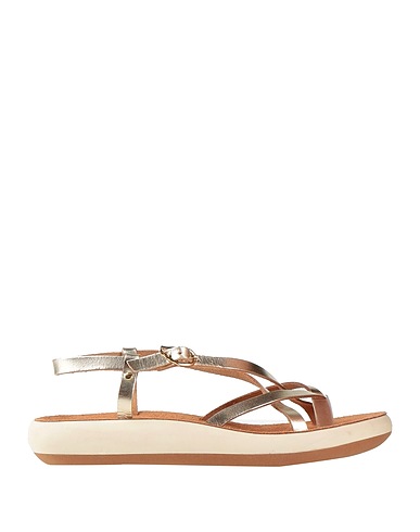 ANCIENT GREEK SANDALS Flip flops Platinum Soft Leather