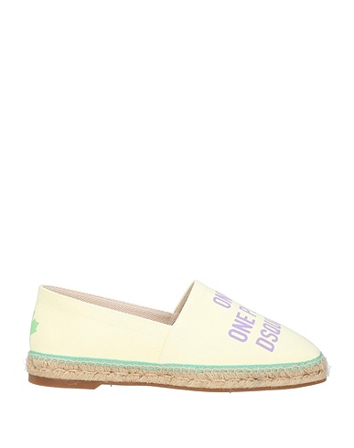DSQUARED2 Espadrilles Pastel yellow Textile fibres