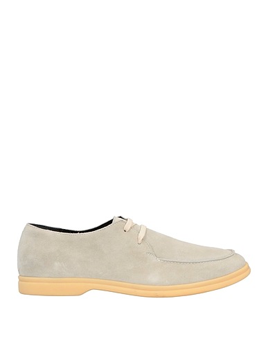 BOEMOS Laced shoes Light grey Leather