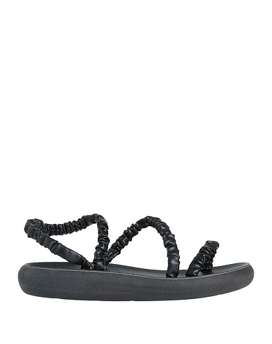 ANCIENT GREEK SANDALS Sandals Black Textile fibers