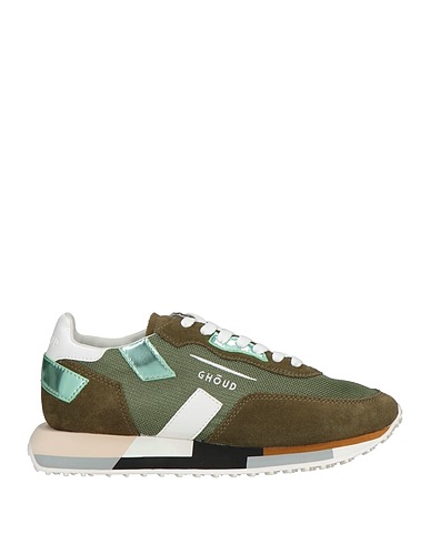 GHŌUD Venice Sneakers Military green Leather, Textile fibres