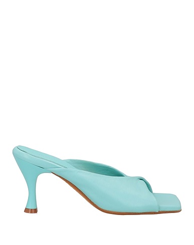 LORETTA PETTINARI Sandals Sky blue Soft Leather