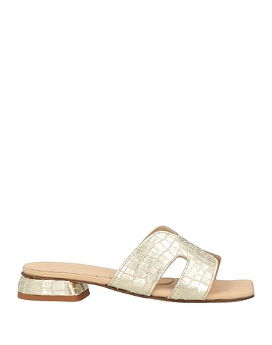 LORETTA PETTINARI Sandals Platinum Leather
