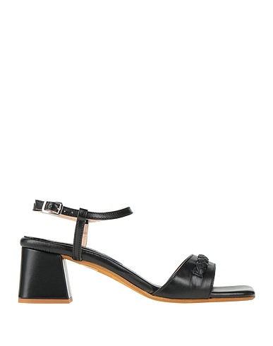 LORETTA PETTINARI Sandals Black Soft Leather