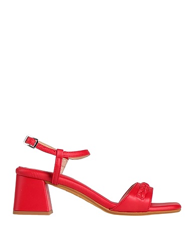 LORETTA PETTINARI Sandales Rouge Cuir