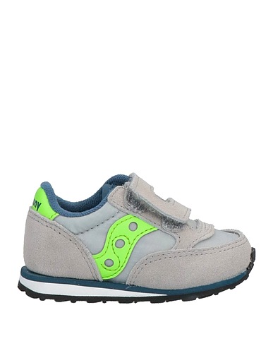 SAUCONY Sneakers Grey Leather, Textile fibres