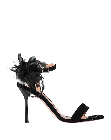 LIU •JO Sandals Black Leather