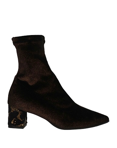 LE BABE Ankle boot Black Textile fibers