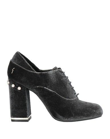 GATTINONI Laced shoes Dark green Textile fibres