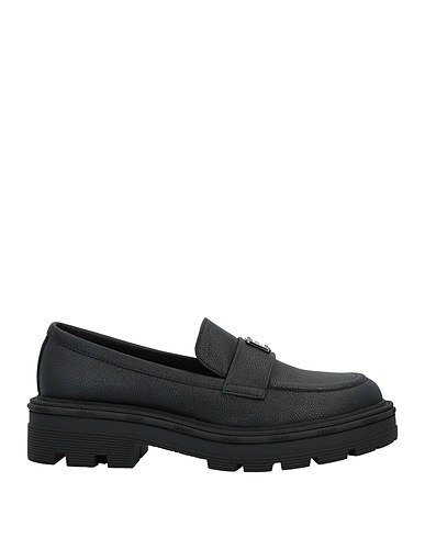 LIU •JO Loafers Black Textile fibres