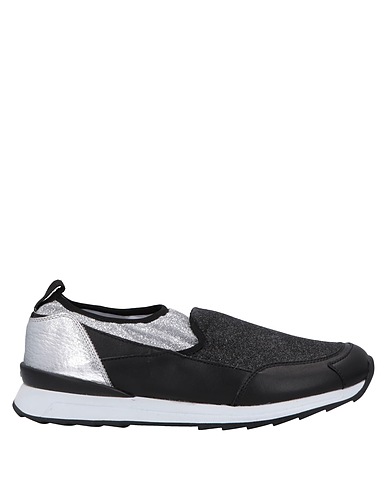 HOGAN REBEL Sneakers Nero Pelle, Fibre tessili