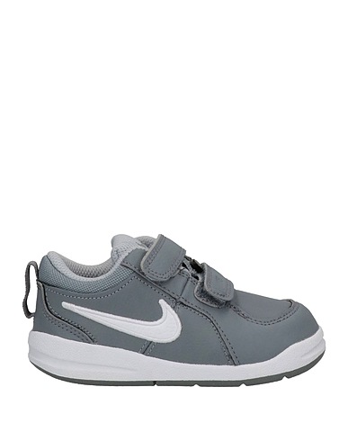NIKE Sneakers Grey Leather, Textile fibres